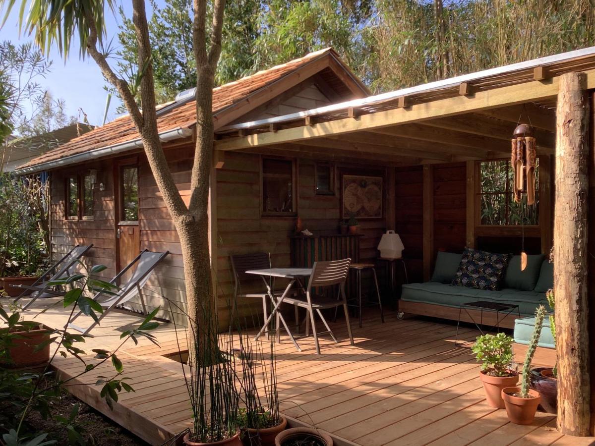 La Cabane D'Arbolateia Piscine & Spa Бидар Экстерьер фото